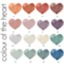 Favourite Song Lyrics Watercolour Heart Cushion, thumbnail 4 of 5