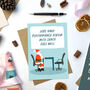 Funny Christmas Card For Coworkers | Performance Review, thumbnail 1 of 3