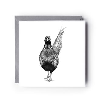 Pheasant Countryside Wishes Greeting Card, 2 of 5