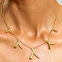 Sycamore Station Necklace In Gold Vermeil, thumbnail 2 of 5