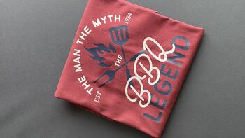 The Man The Myth BBQ Legend T Shirt, 3 of 4