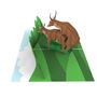 Two F*Cking Deer Funny 3D Pop Up Card Best For Dad, thumbnail 6 of 8