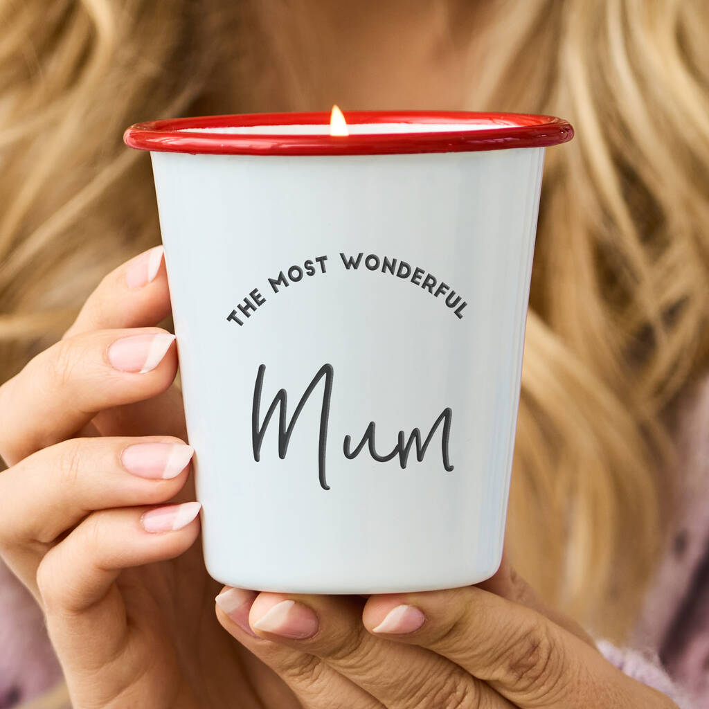Most Wonderful Mum Mother's Day Candle, 1 of 4