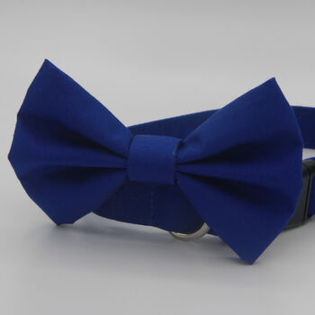 Bright Blue Dog Bow Tie, 3 of 7