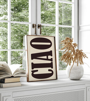 Ciao Typography Poster, 5 of 5