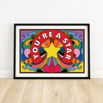 You're Doing Great Motivational Art Print, 4 of 4