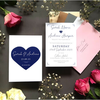 Heart Wedding Invitations Sample, 7 of 12
