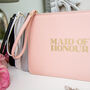 Maid Of Honour Wedding Gift Clutch Bag, thumbnail 3 of 5