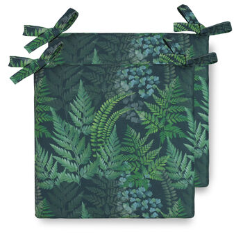 Ferns Woodland Water Resistant Garden Cushion Seat Pads, 2 of 8
