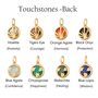 Gold Plated Healing Stone Charm, thumbnail 5 of 7