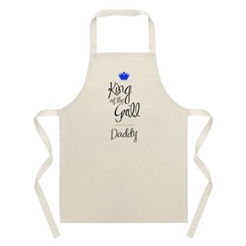 Personalised King Of The Grill BBQ Apron, 4 of 4