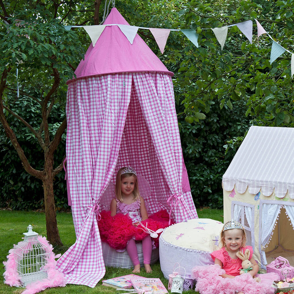 Image of Hanging Play Tent Pink 3yrs+