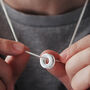 Men’s Personalised Silver Family Circle Necklace, thumbnail 3 of 6