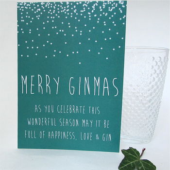 Gin Friend Christmas Card, 2 of 4