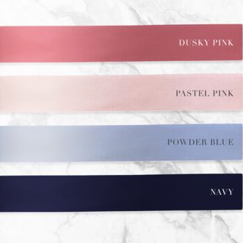 Personalised Reserved Row Name Sign With Satin Ribbon Wedding Aisle Signage, 10 of 11