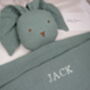Personalised Bunny Comforter, thumbnail 2 of 4