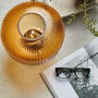 Abigail Ahern Amber Glass Portable Lamp, thumbnail 3 of 3