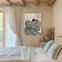 Modern Stripy Woman Art Print, thumbnail 2 of 3
