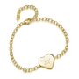 Personalised 18 K Gold Plated Heart Chain Bracelet, thumbnail 1 of 6