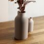 Large Muted White 'Bottle' Vase For Dried Flowers, thumbnail 1 of 10
