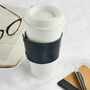 Personalised Leather Coffee Cup Sleeve, thumbnail 4 of 6