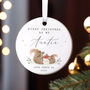 Personalised First Christmas As Nanny Grandad Ornament, thumbnail 7 of 11