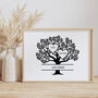 Personalised Family Tree Print For Mum, thumbnail 2 of 4