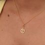 Compass Necklace, Sterling Silver Or Gold Plated, thumbnail 4 of 11