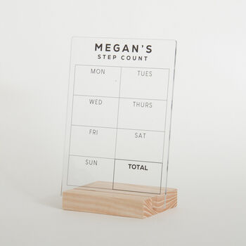 Personalised Step Count Sign, 5 of 5
