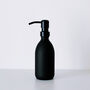 Matt Black Glass Bottle With Black Metal Pump, thumbnail 6 of 9