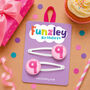 9th Birthday Hair Clips, thumbnail 1 of 2