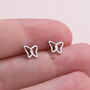 Gift Bag 'Nothing Changes' Butterfly Earrings, thumbnail 6 of 7