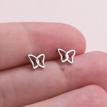 Gift Bag 'Nothing Changes' Butterfly Earrings, 6 of 7