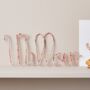 Personalised Name Wire And Liberty Fabric Word Sign, thumbnail 1 of 12
