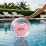 Personalised Inflatable Pvc Pink Or Red Heart Beach Ball, thumbnail 1 of 4