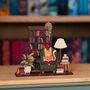 Personalised Reader Cat Birthday Pop Out Card, thumbnail 2 of 6