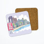 Personalised Benidrom Skyline Coaster, Name Coaster, thumbnail 2 of 3