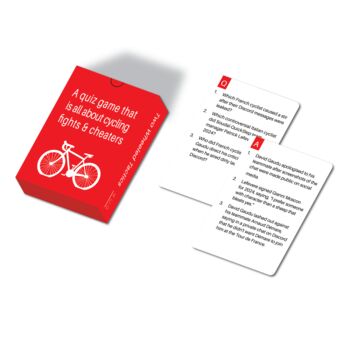 A Quiz Game That Is All About Cycling Fights And Cheaters, 3 of 6