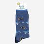 Men's Bamboo Socks Whale And Scuba Diver, thumbnail 4 of 5