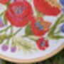 Poppies Embroidery Kit, thumbnail 4 of 10