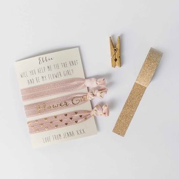 Will You Be My Bridesmaid Hair Tie Card, 2 of 6