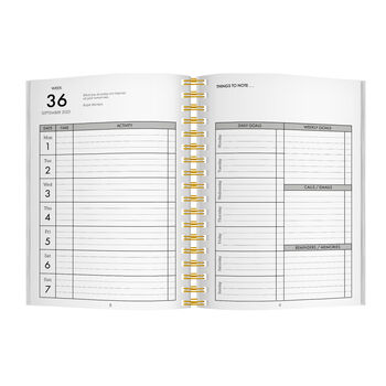 Personalised 2025 Diary And Notebook, 7 of 12