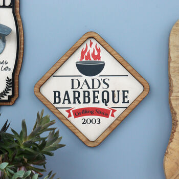 Personalised BBQ Sign Plaque, 6 of 7
