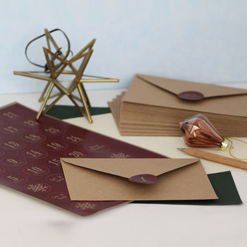 Advent Envelopes And Stickers Set, 4 of 5