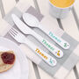 Personalised Plastic Children's Cutlery Set, thumbnail 7 of 12