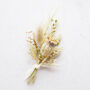Fawn Dried Flower Wedding Accessory For Bride And Groom, thumbnail 4 of 8