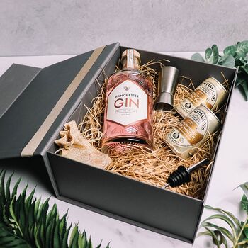 Personalised Manchester Raspberry Gin Gift Set, 2 of 5