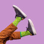 Colourful Lizard Pattern Egyptian Cotton Men's Socks, thumbnail 2 of 5