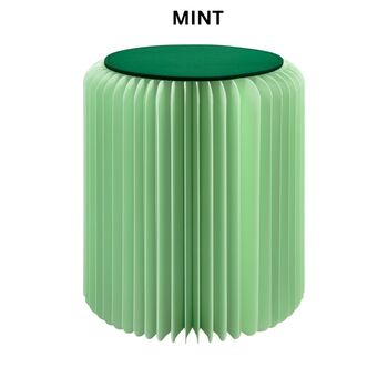Vibrant Foldable Stool In Concertina Card With Felt Top, 5 of 11