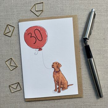 Personalised Labrador Birthday Card, 9 of 12
